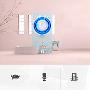 Mini Portable Ultrasonic Turbine Washing Machine