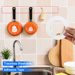 Transparent magic nano-tape washable reusable double-sided