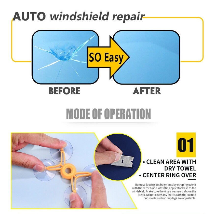 Window Glass Crack Repair Tool