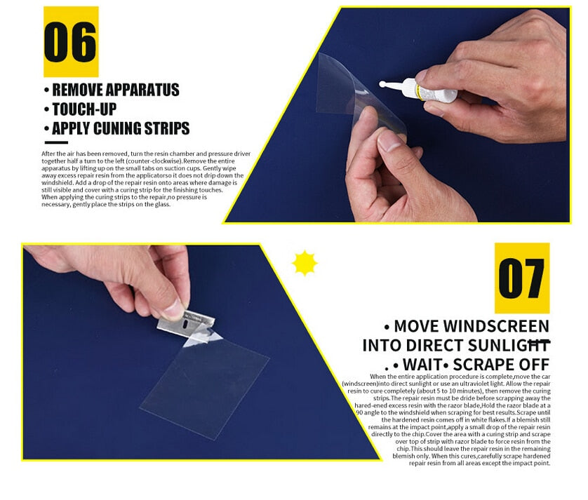 Window Glass Crack Repair Tool