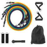 11pcs Pull Rope Fitness Exercises Resistance Bands Set
