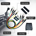 11pcs Pull Rope Fitness Exercises Resistance Bands Set