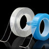 Transparent magic nano-tape washable reusable double-sided