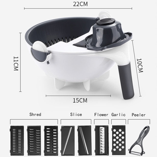 7-in-1 Slicer and Colander