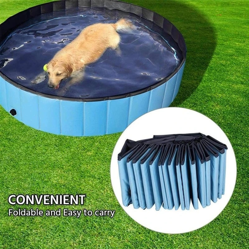 Dog Pool Foldable Swimming Pool for Dogs Cats Kids