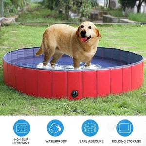 Dog Pool Foldable Swimming Pool for Dogs Cats Kids